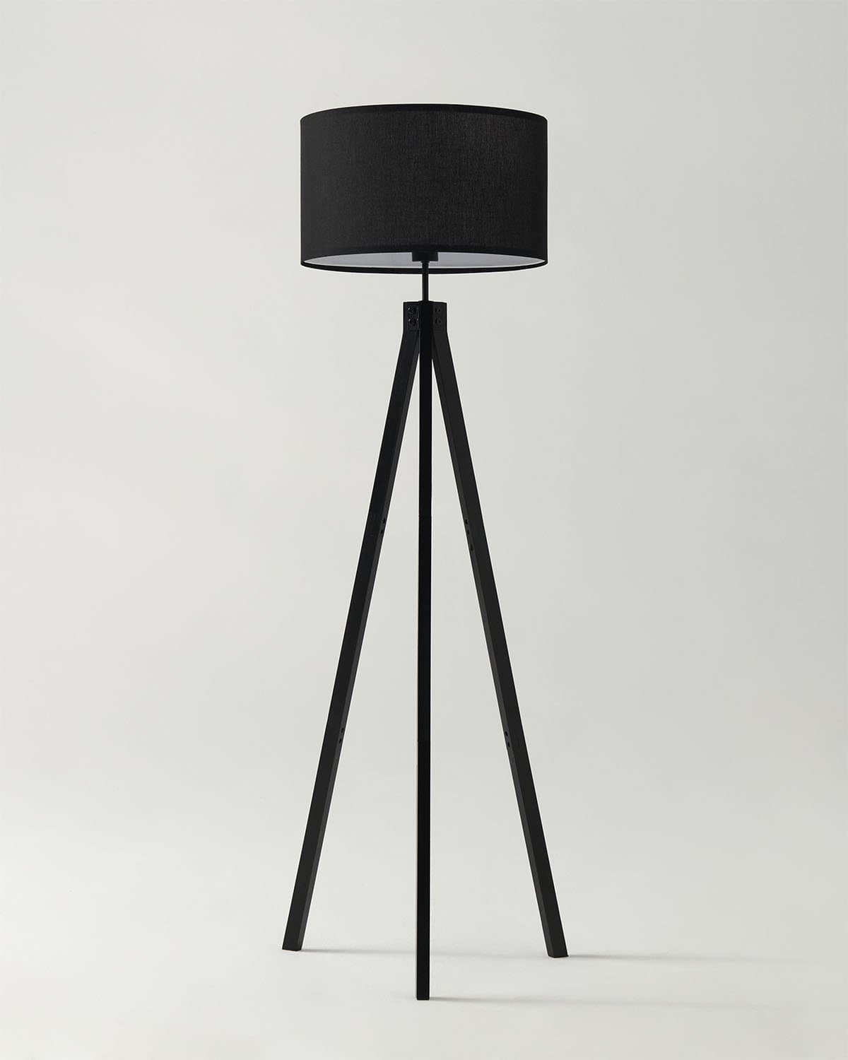 Modern Tripod Floor Lamp with Fabric Shade
