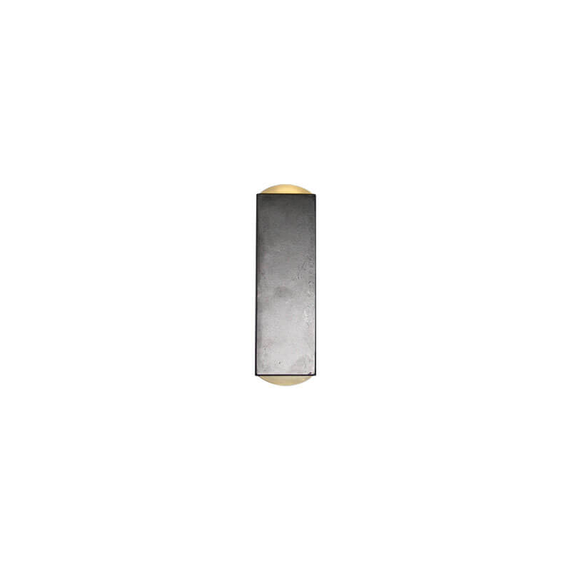 Black Aluminum Wall Sconce with Dual LED Glow