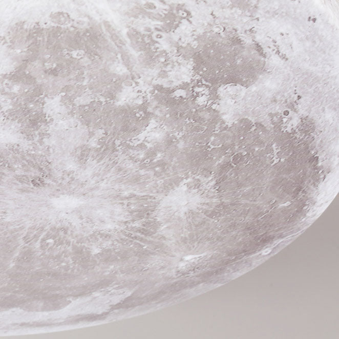 Nordic Wood LED Ceiling Light with Moon Glow