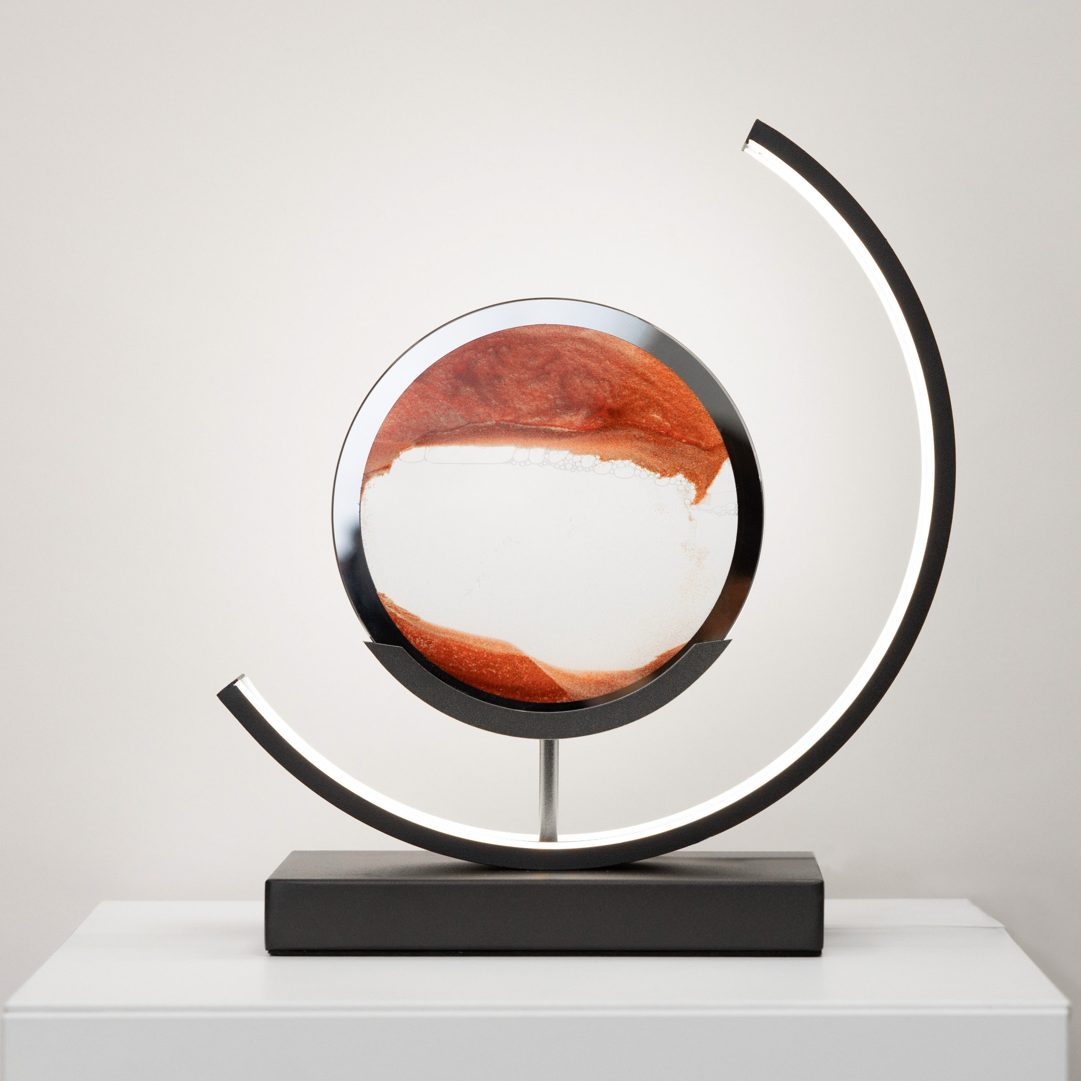 Minimalist Moving Sand Art Lamp with LED Glow