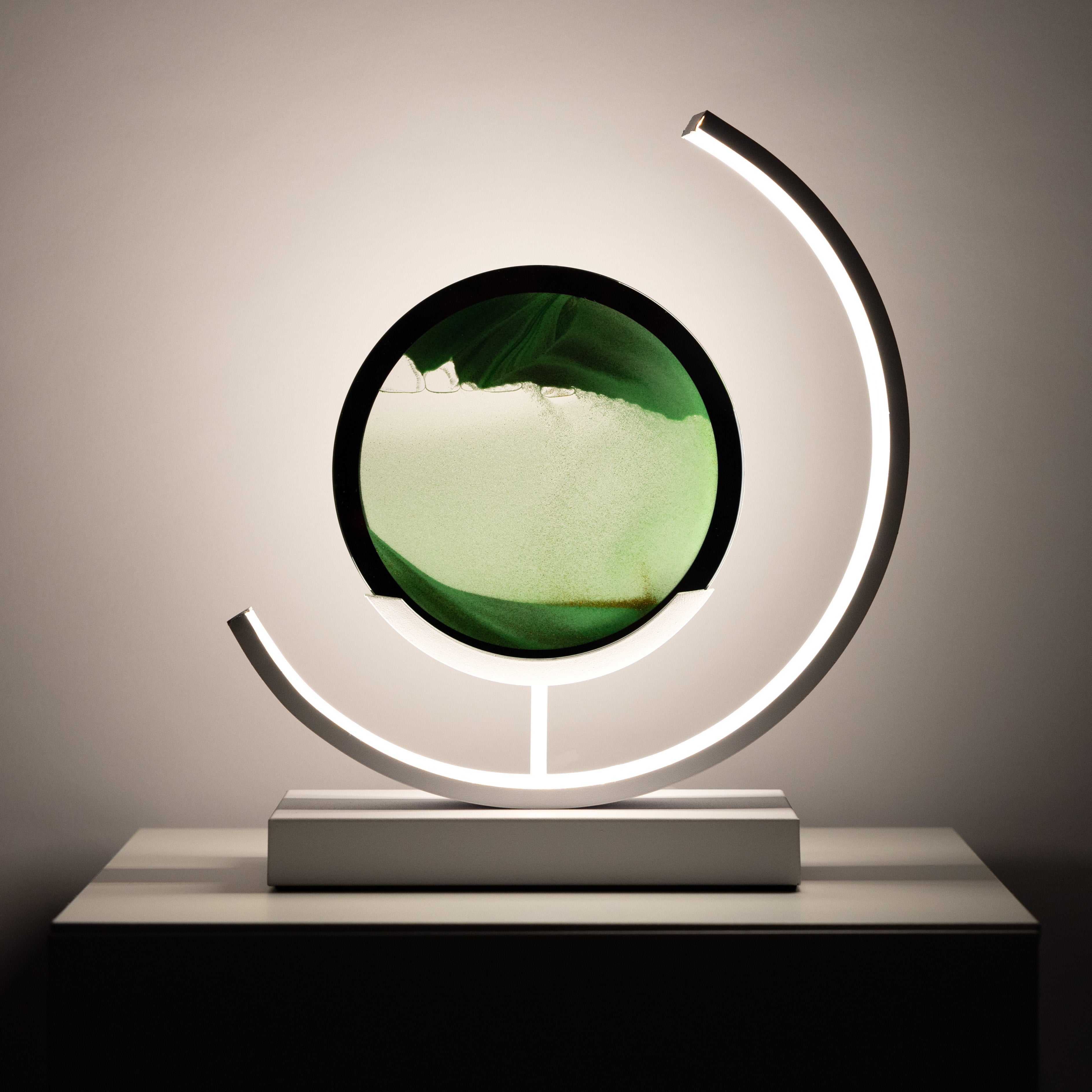 Minimalist Moving Sand Art Lamp with LED Glow