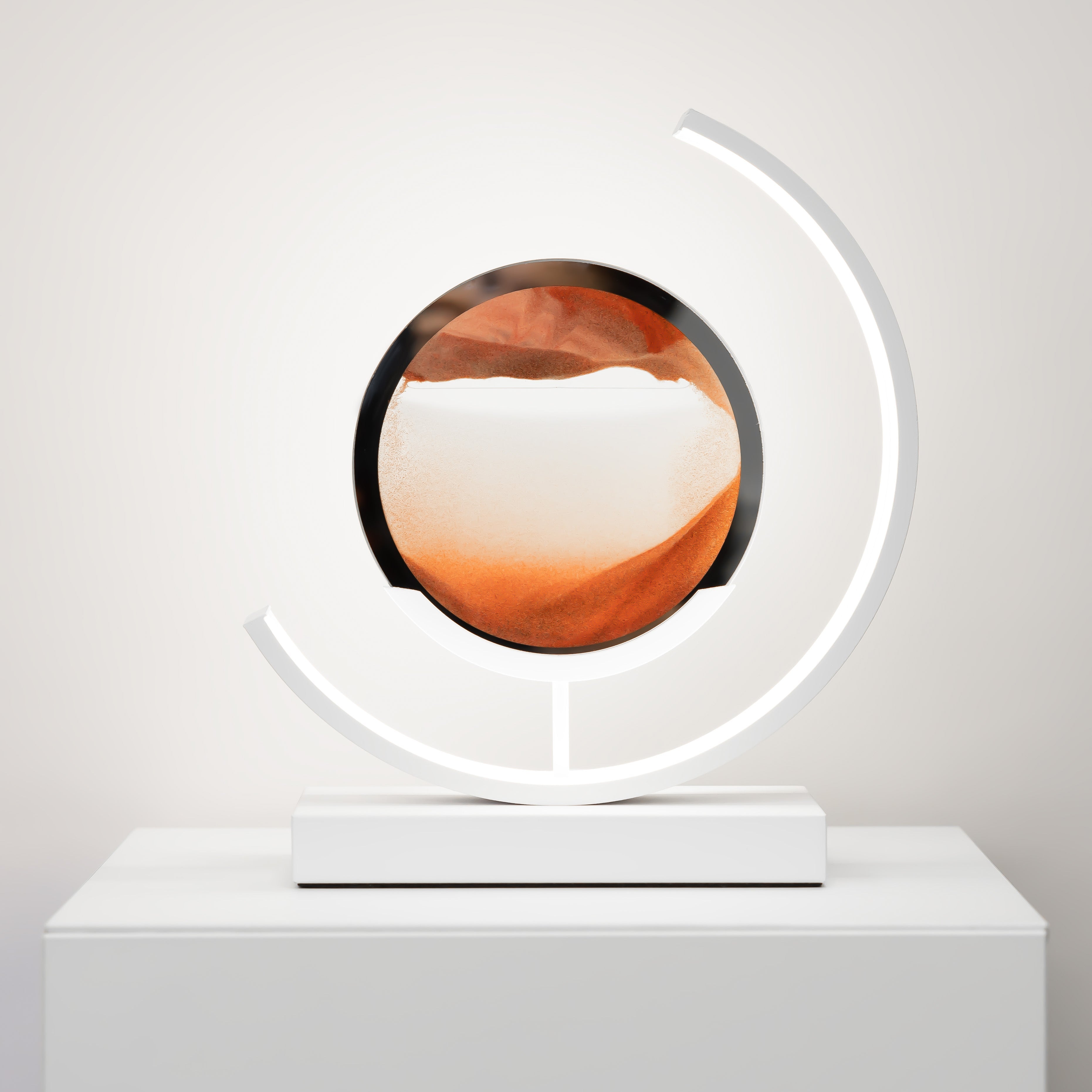 Minimalist Moving Sand Art Lamp with LED Glow