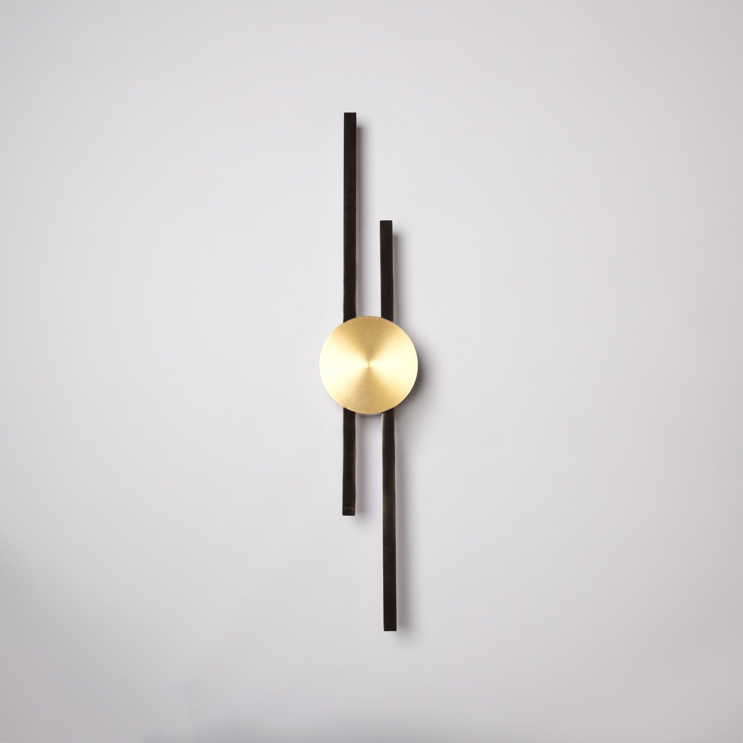 Brass Linear Wall Sconce with Dimmable Glow