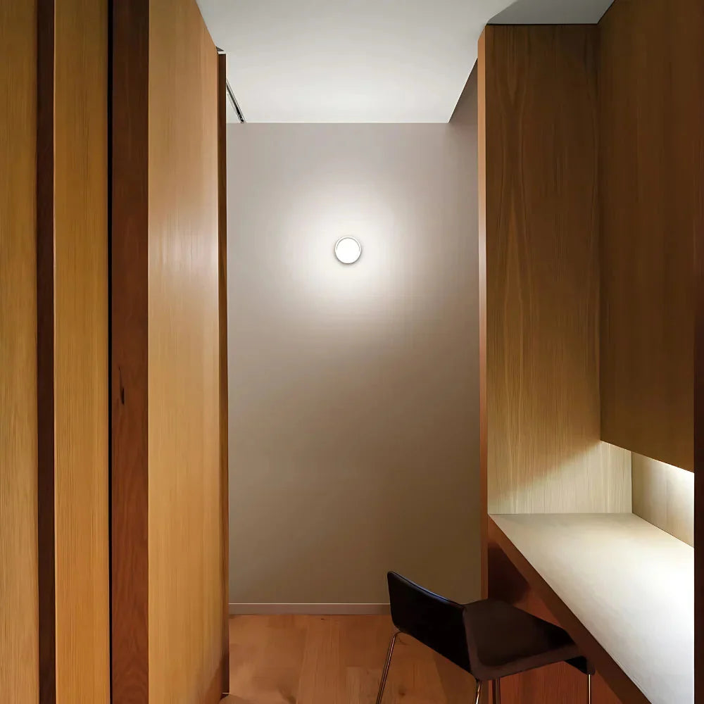 Nordic Acrylic Wall Sconce with Dimple Shade