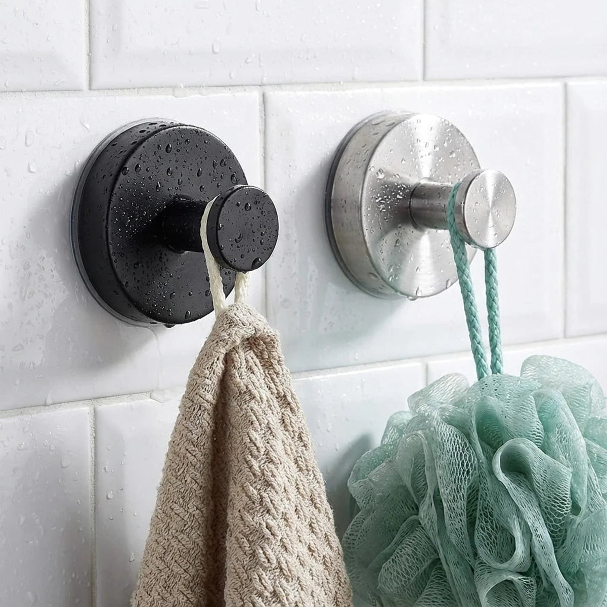 4 Pack Suction Hooks Stainless Steel No Drill Wall Hooks For Bathroom And Kitchen - Image 5