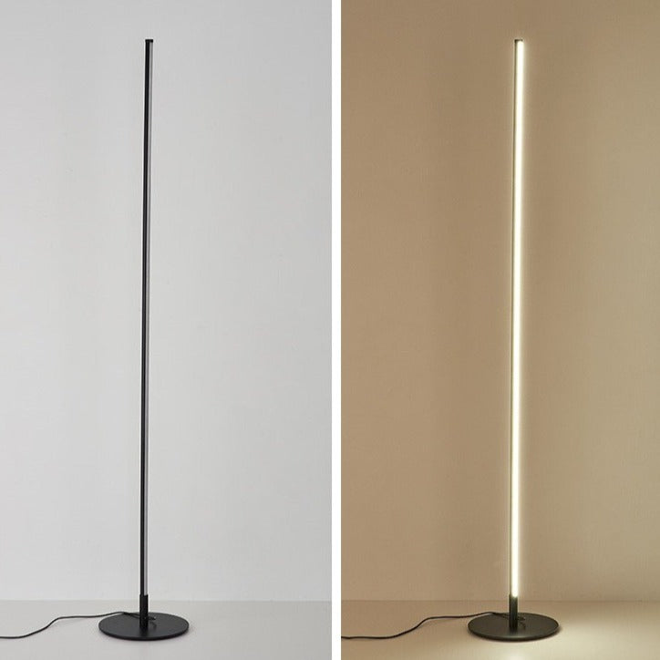 Modern Linear LED Floor Lamp with Soft Glow