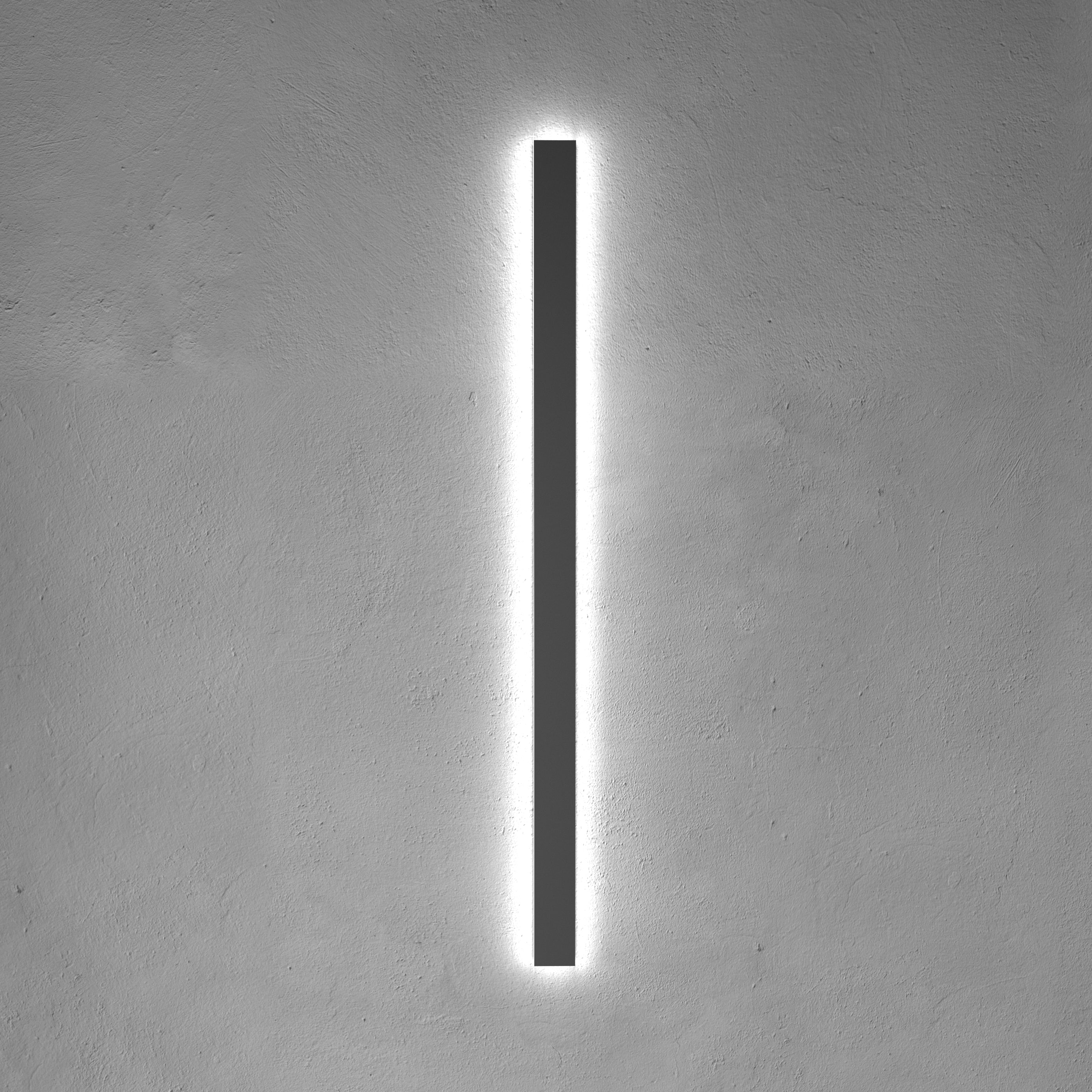 Outdoor Linear LED Wall Light with Back Glow