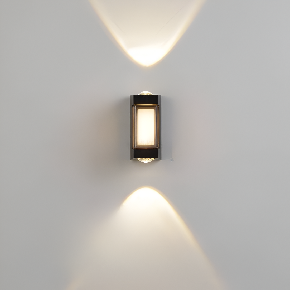 Acrylic Wall Sconce with Up and Down LED Glow