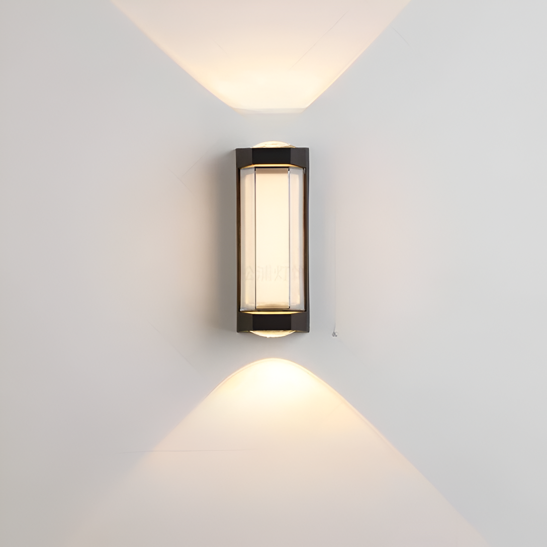 Acrylic Wall Sconce with Up and Down LED Glow