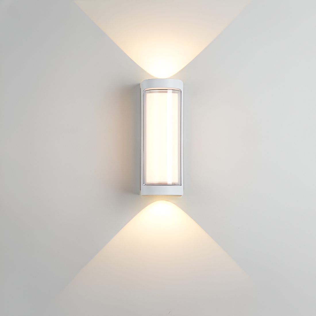 Acrylic Wall Sconce with Up and Down LED Glow