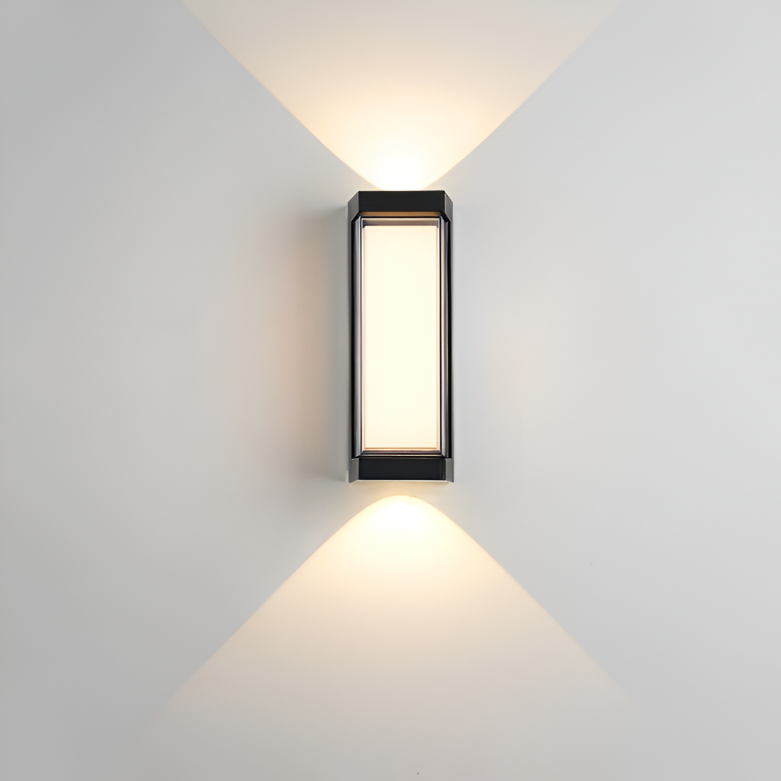 Acrylic Wall Sconce with Up and Down LED Glow
