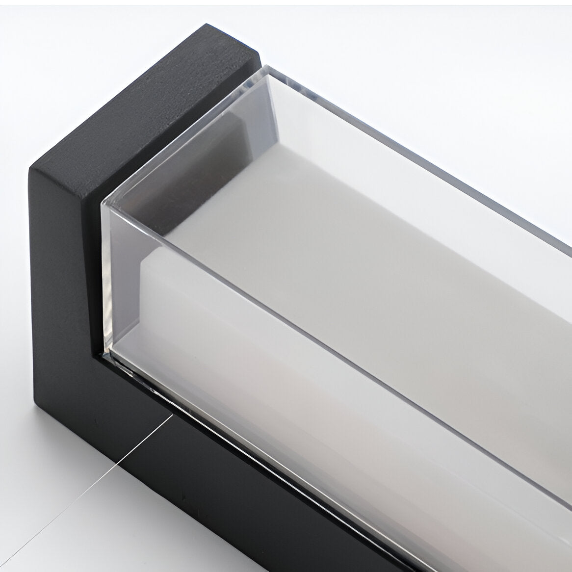 Acrylic Wall Sconce with Up and Down LED Glow