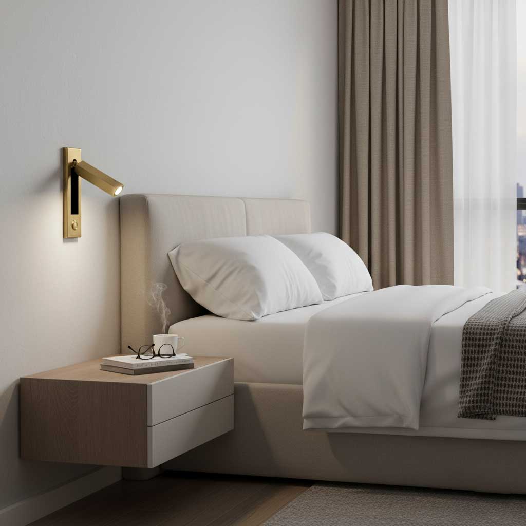 Adjustable Reading Wall Light with Switch