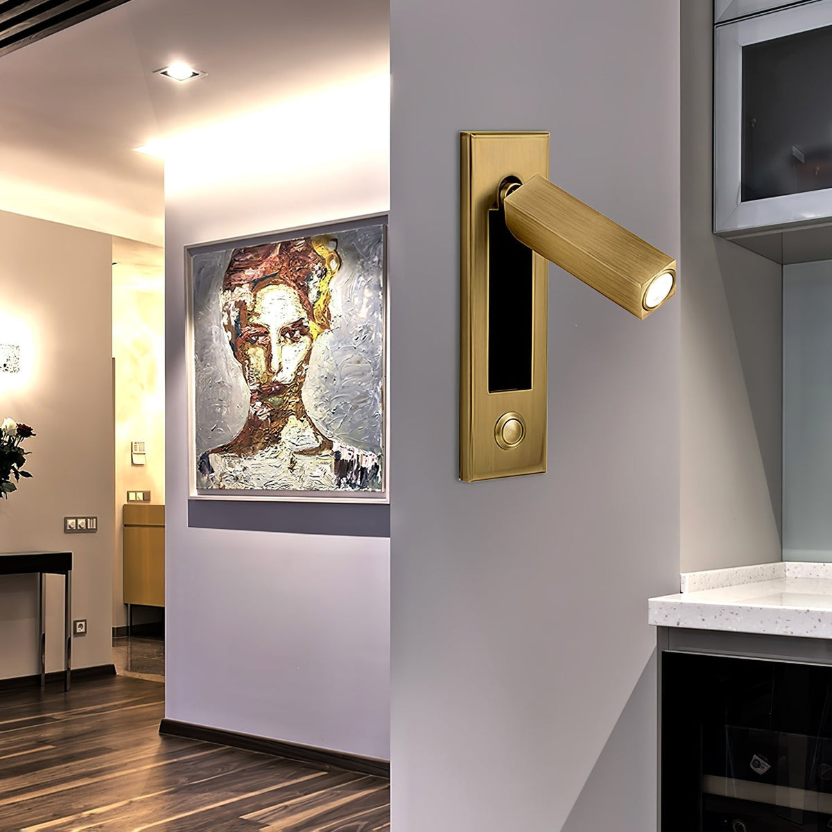 Adjustable Reading Wall Light with Switch