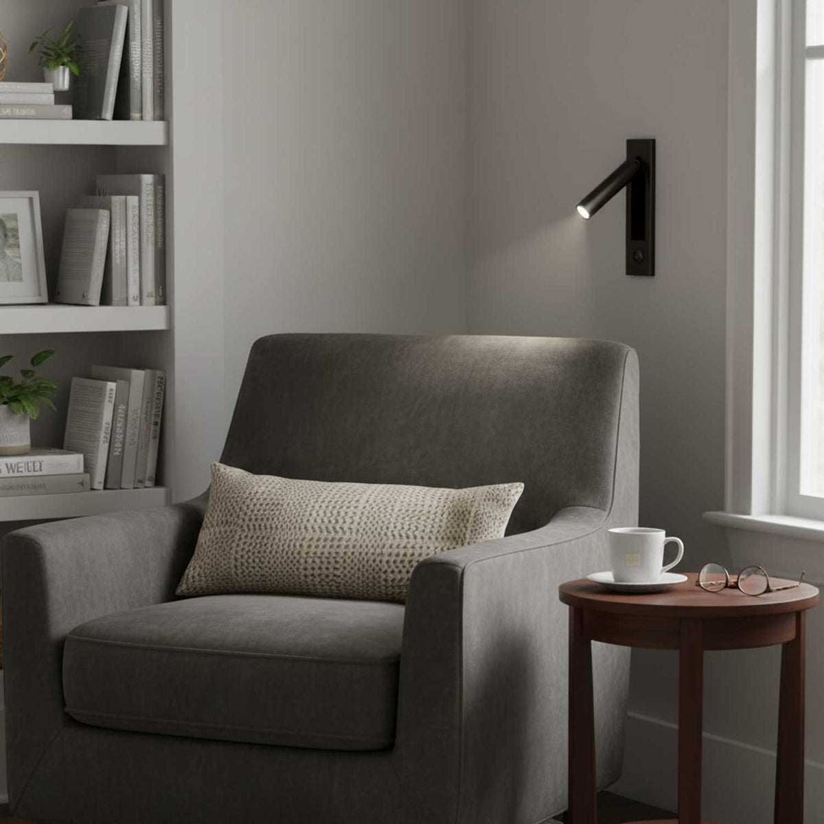 Adjustable Reading Wall Light with Switch