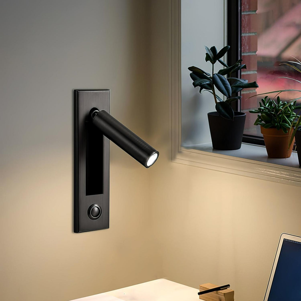 Adjustable Reading Wall Light with Switch