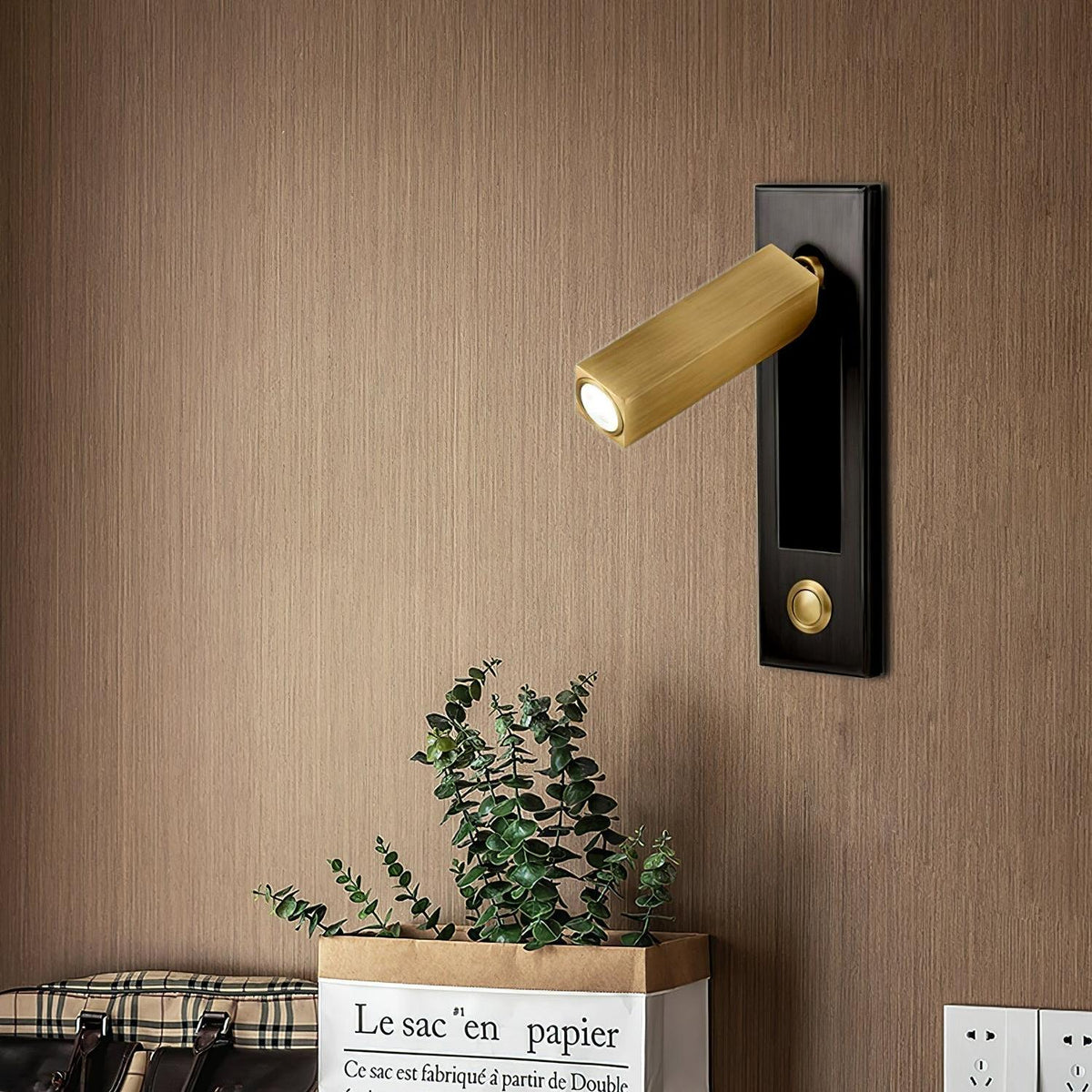Adjustable Reading Wall Light with Switch