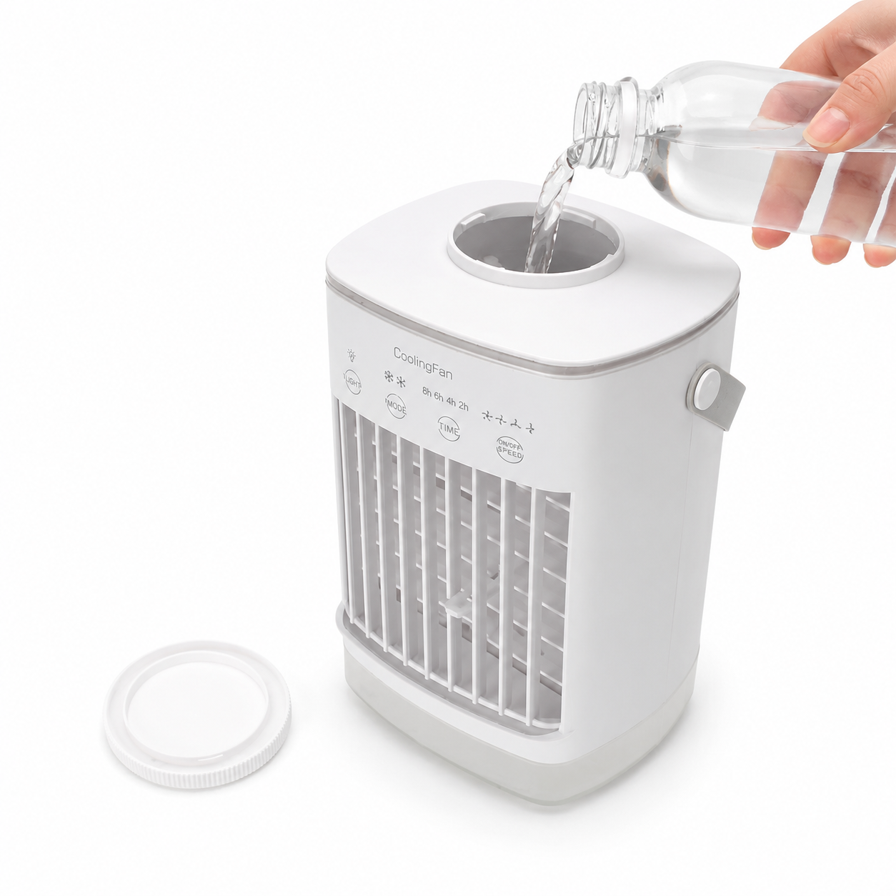Portable Air Cooler with Mist and LED Light