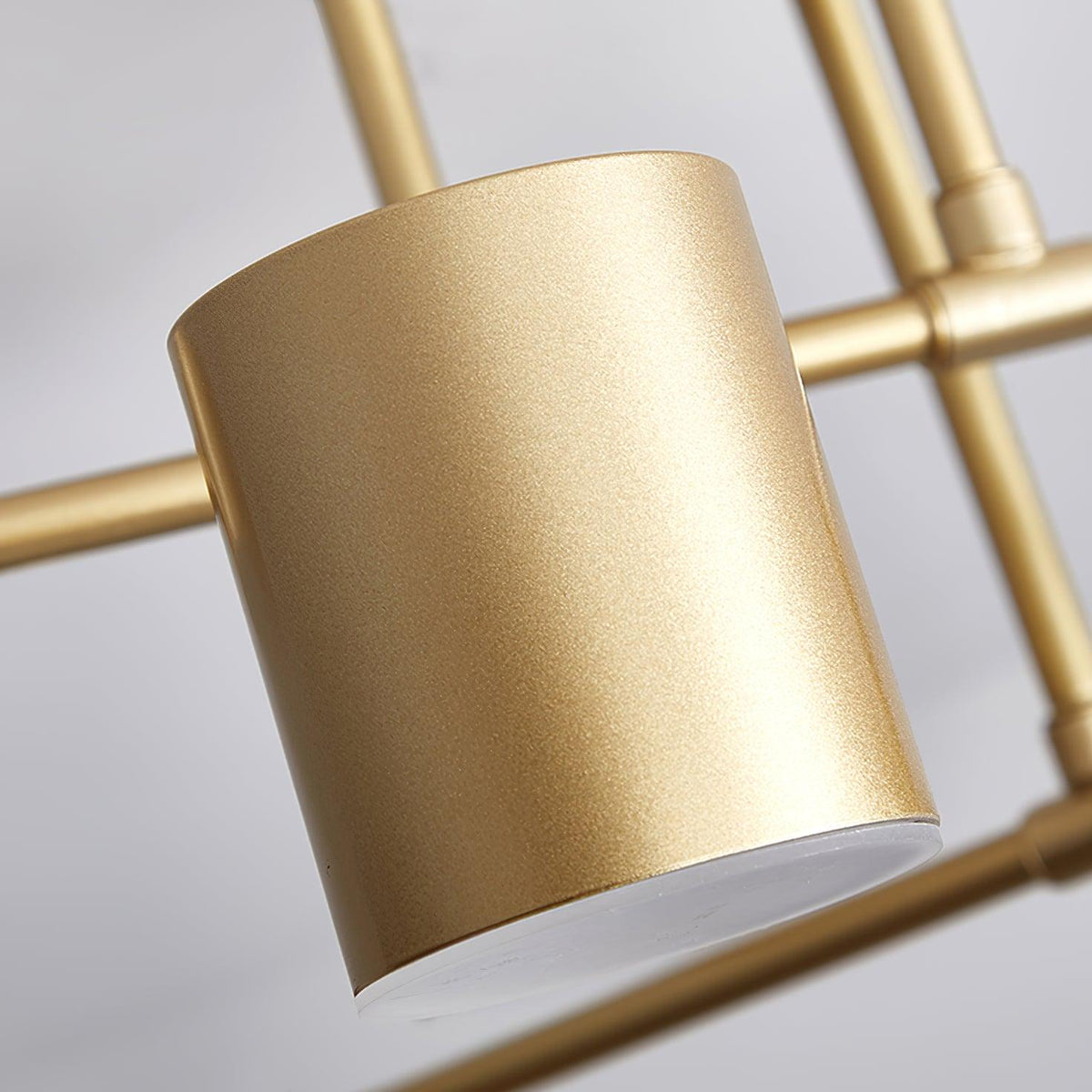 Brass Globe Sputnik 6-Light Ceiling Fixture