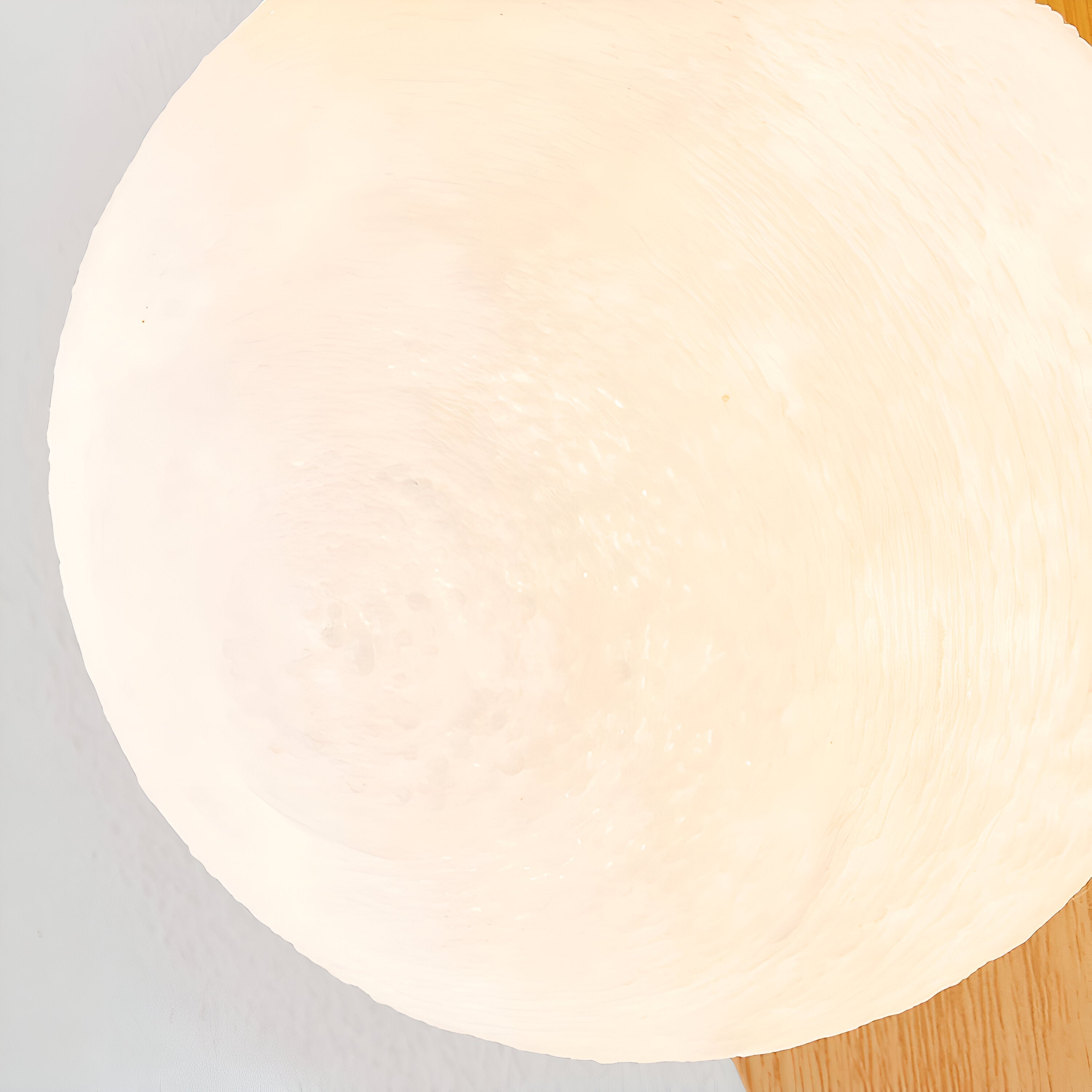 Nordic Wood Globe Wall Sconce with LED Glow
