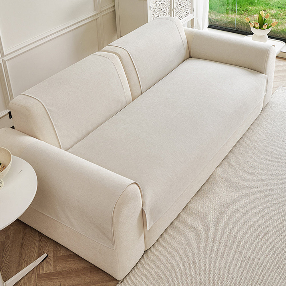 Chenille Sofa Cover with Secure Non-Slip Grip