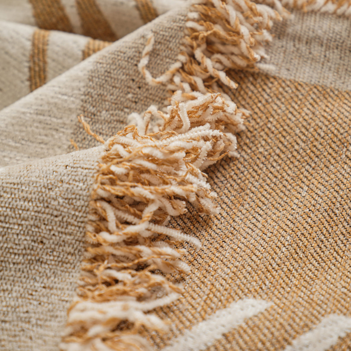 Chenille Striped Sofa Throw Blanket, Furniture Throw Covers Living Room Couch Cover