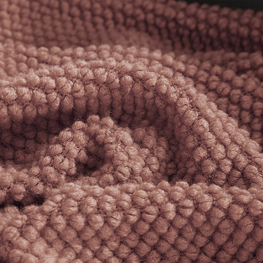 Cozy Knit Throw Blanket with Fringe Detail