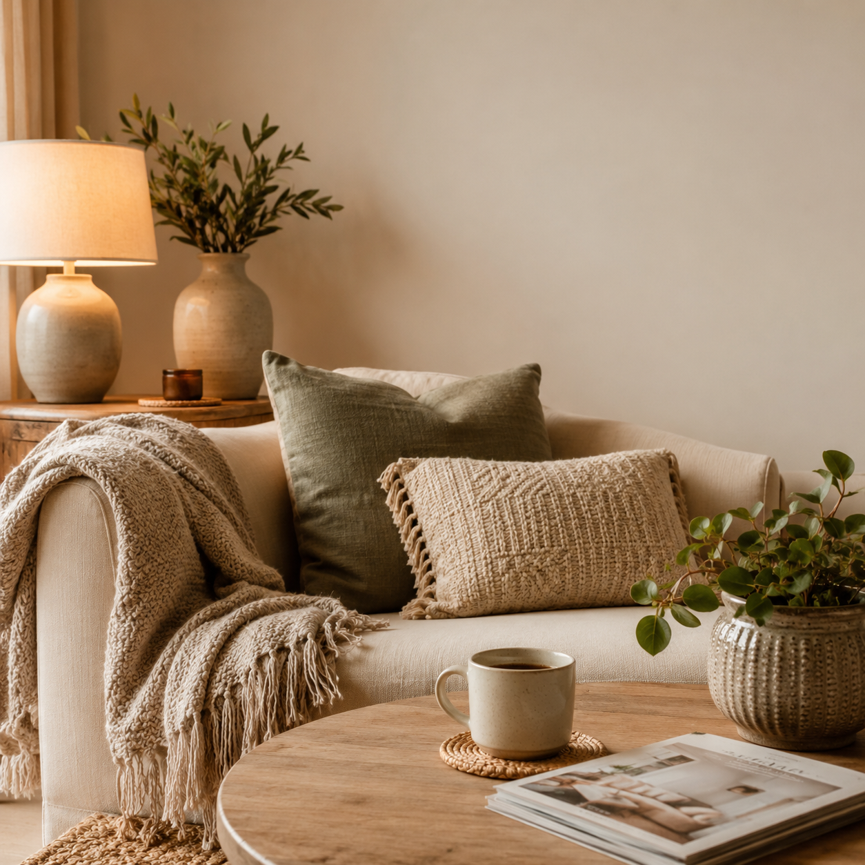 Cozy_living_room_with_a_beige_sofa_throw_blanket_and_decorative_items