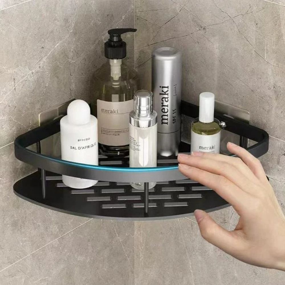 Curved Shower Caddy with Open Frame