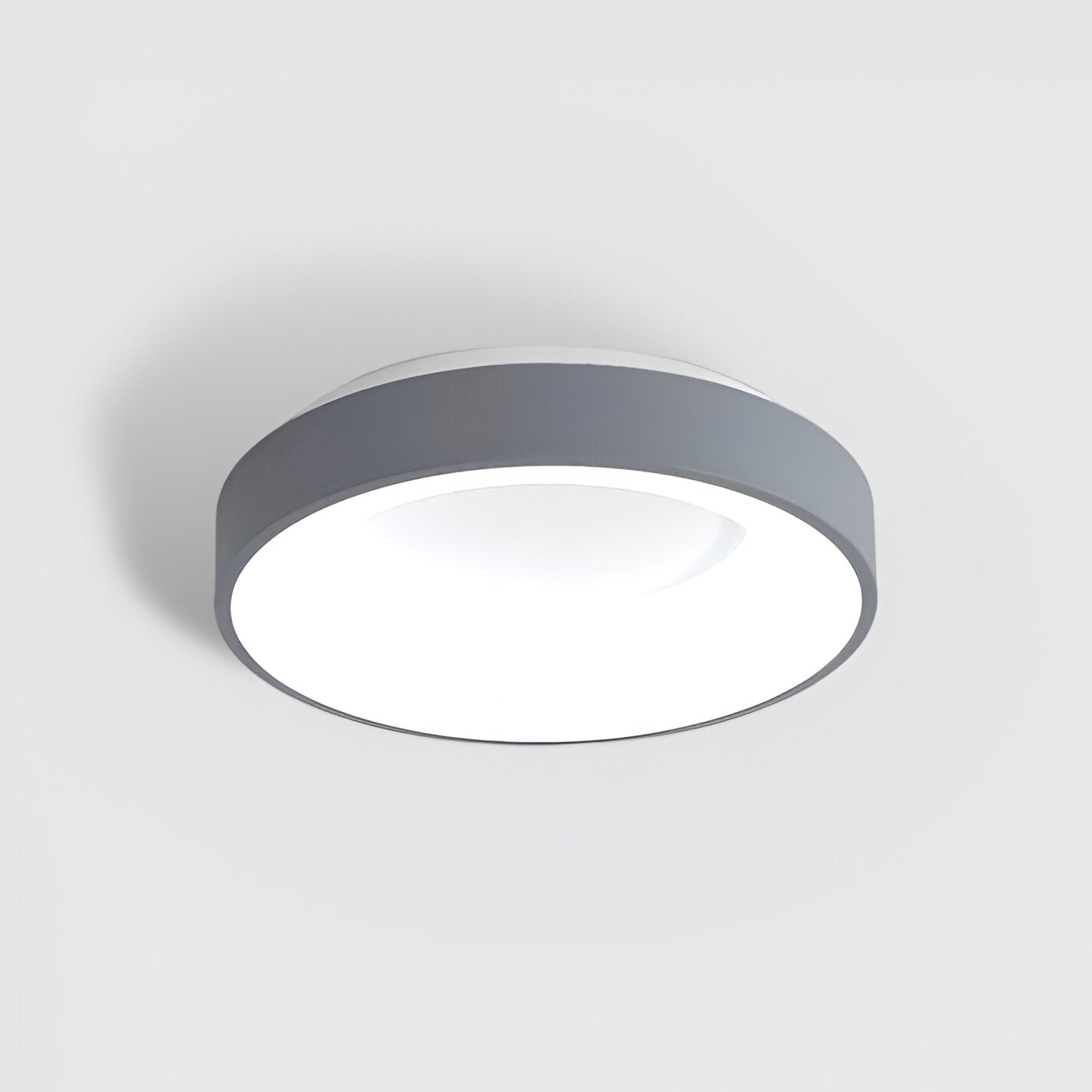 Nordic Round LED Ceiling Light with Soft Halo