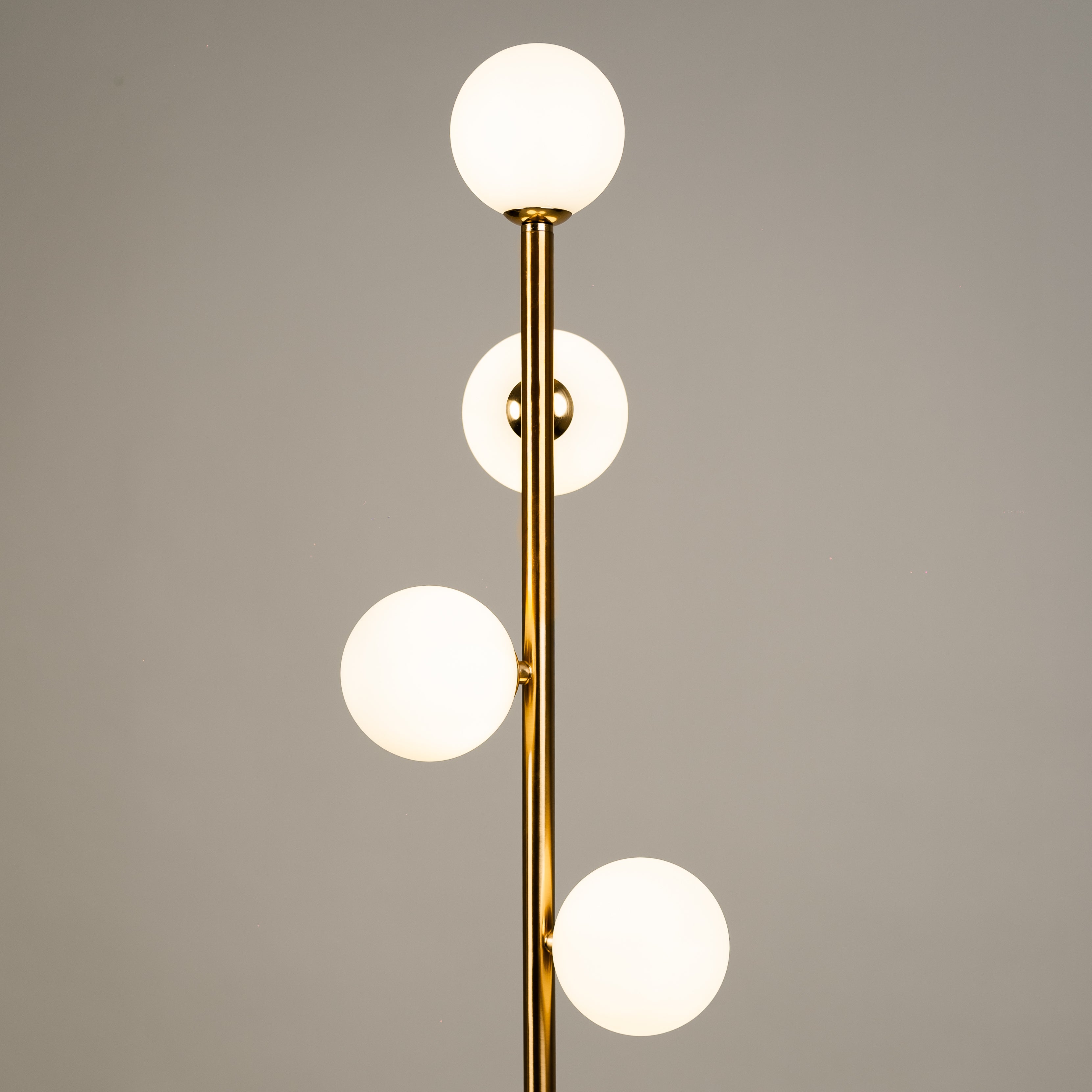 Minimalist Globe Floor Lamp with Nine Lights