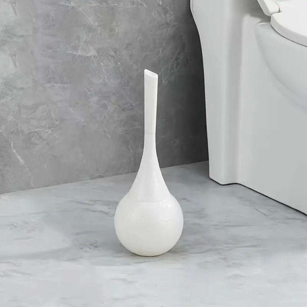 Decorative Toilet Brush with Hammered Base