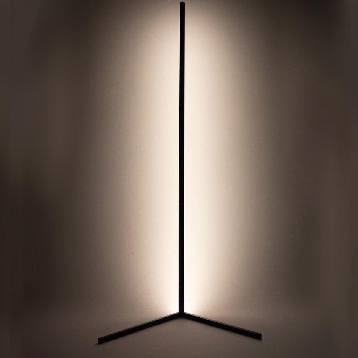 Dimmable LED Corner Floor Lamp with RGB Glow