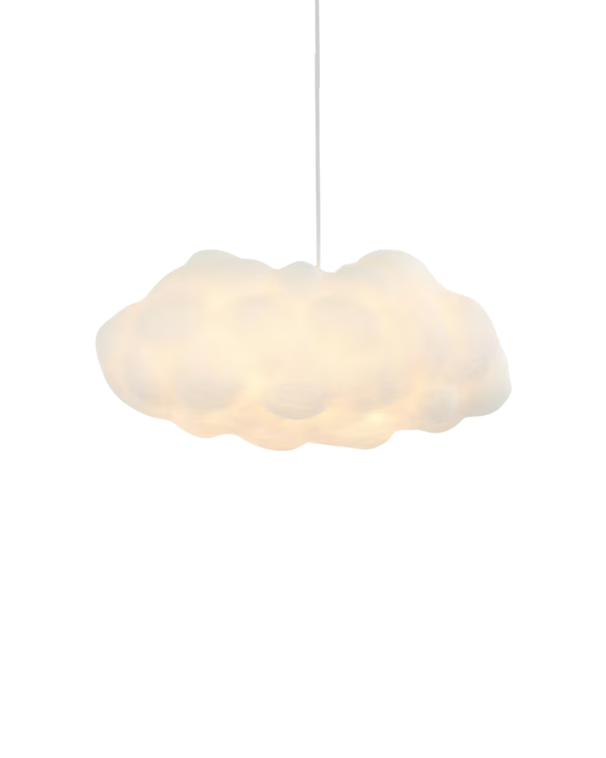 Fibre Cotton Cloud Pendant Light Fixture