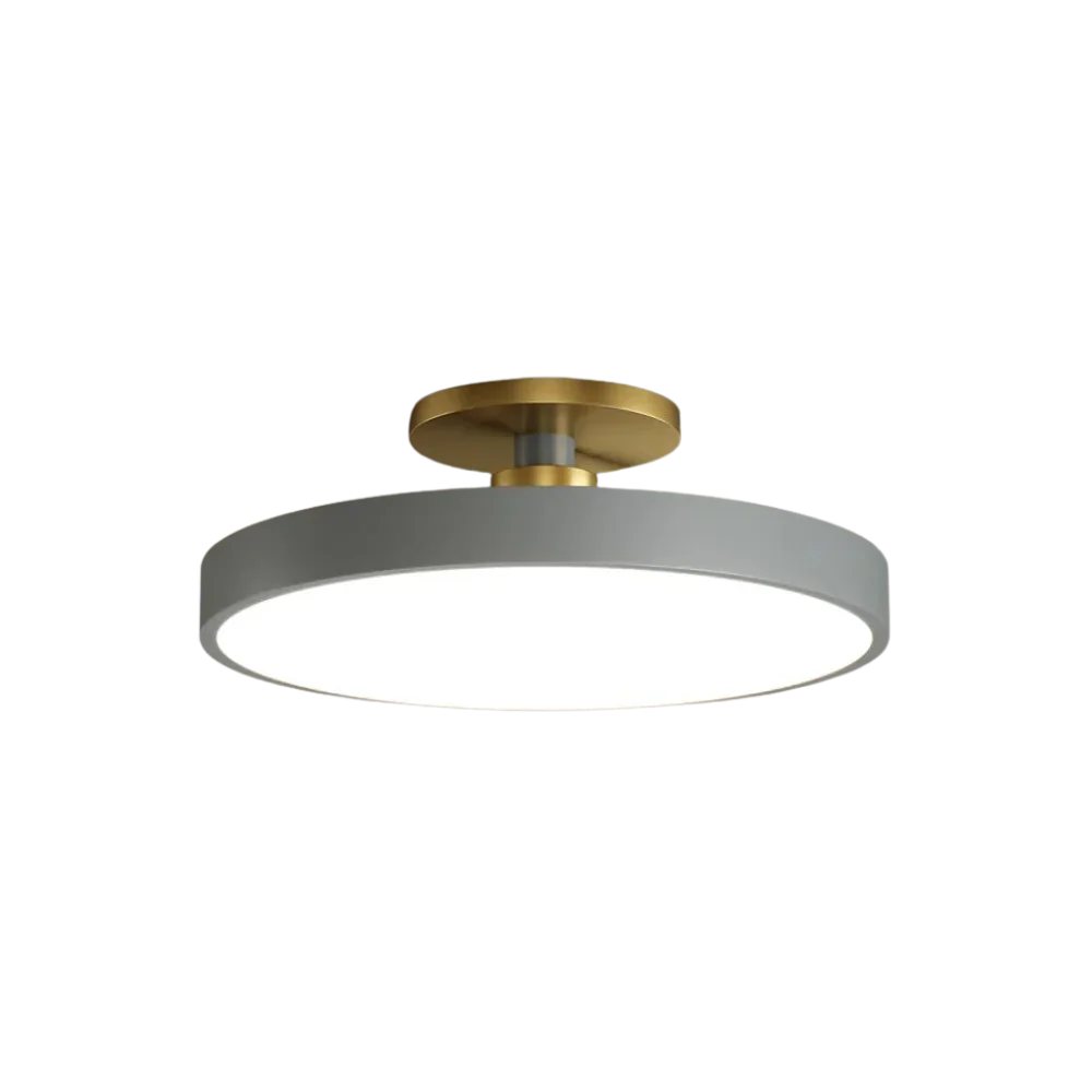 Modern Brass LED Ceiling Light with Acrylic