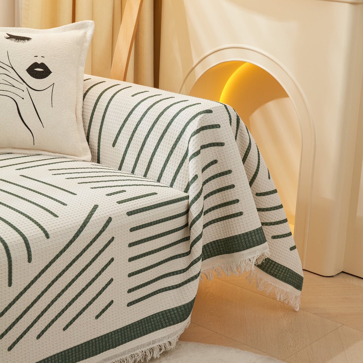 High-Quality Fabric Non-Slip Sofa Cover Throw, Throw Blankets for Couch, Furniture Covers for Pets