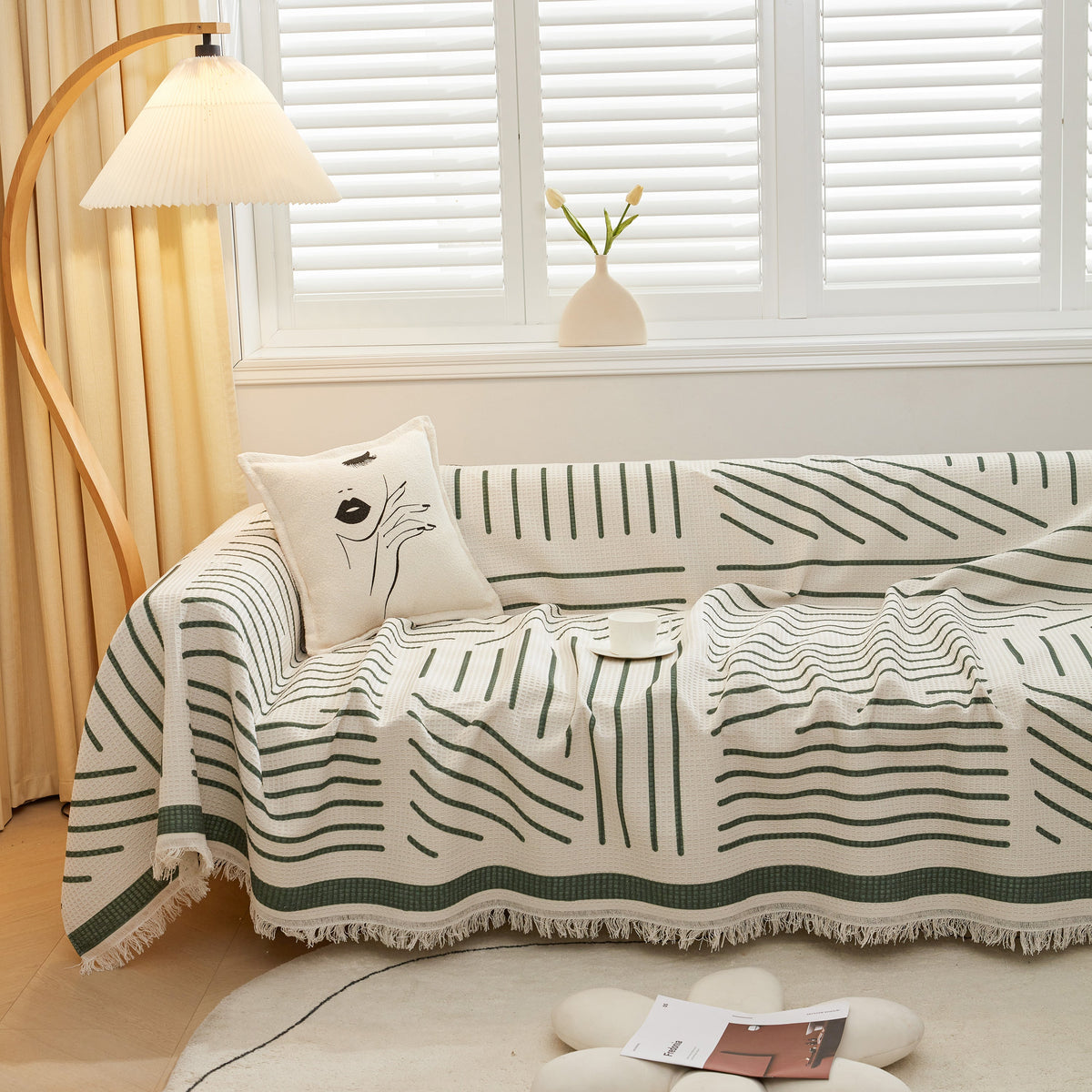 High-Quality Fabric Non-Slip Sofa Cover Throw, Throw Blankets for Couch, Furniture Covers for Pets