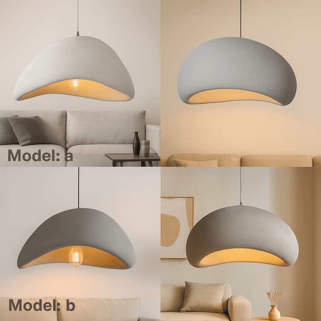 Layered Dome Pendant Light with Dimmable Glow