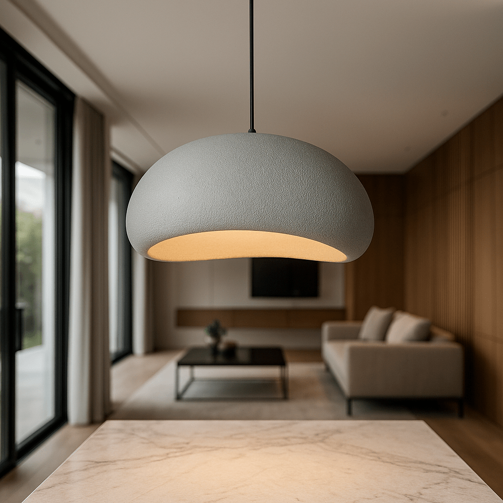 Layered Dome Pendant Light with Dimmable Glow