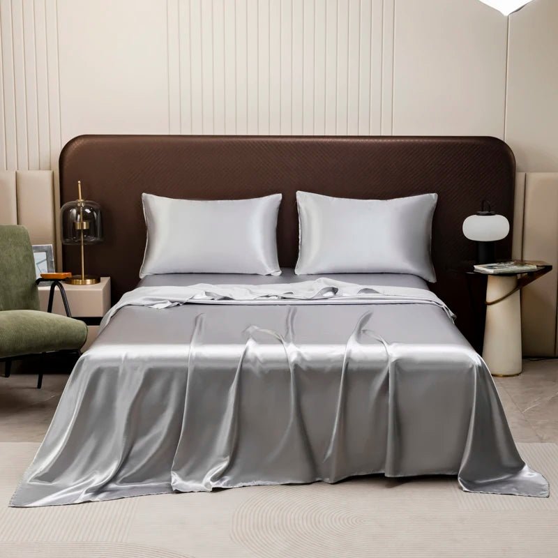 Lightweight Satin Sheet Set with Pillowcases