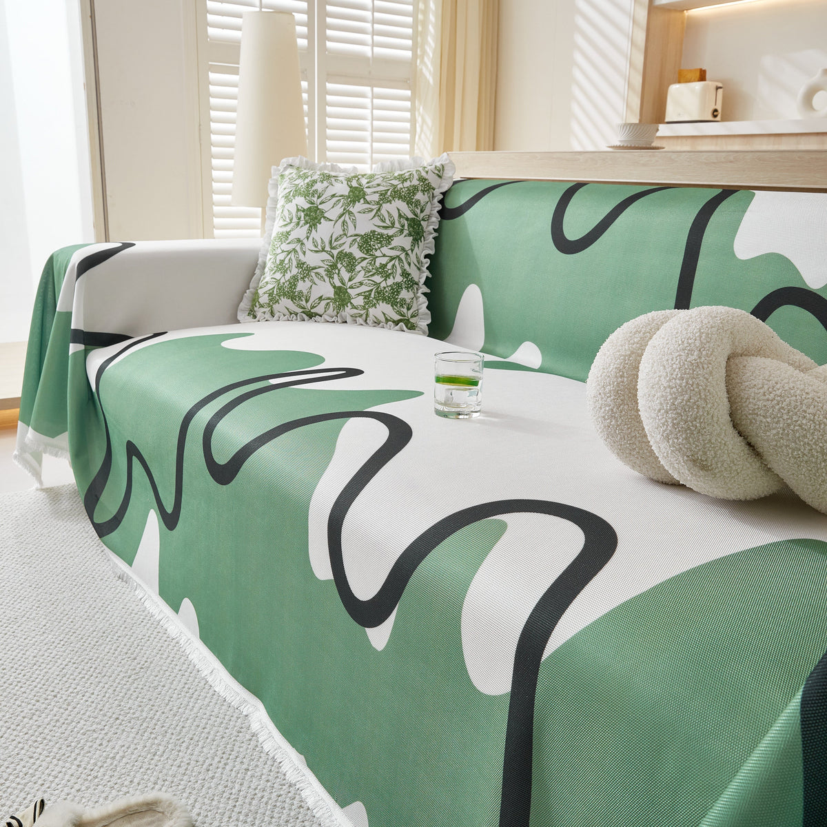 Lightweight Washed Soft Breathable Throw Blanket Perfect for Summer, Great Blanket Layer for Couch