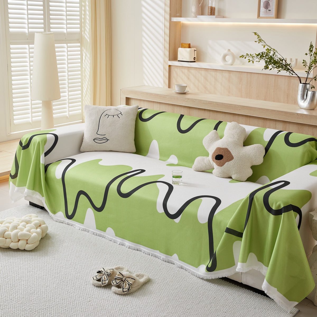 Lightweight Washed Soft Breathable Throw Blanket Perfect for Summer, Great Blanket Layer for Couch
