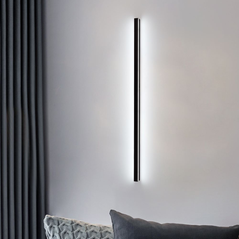 Linear LED Wall Lamp with Dimmable Back Glow