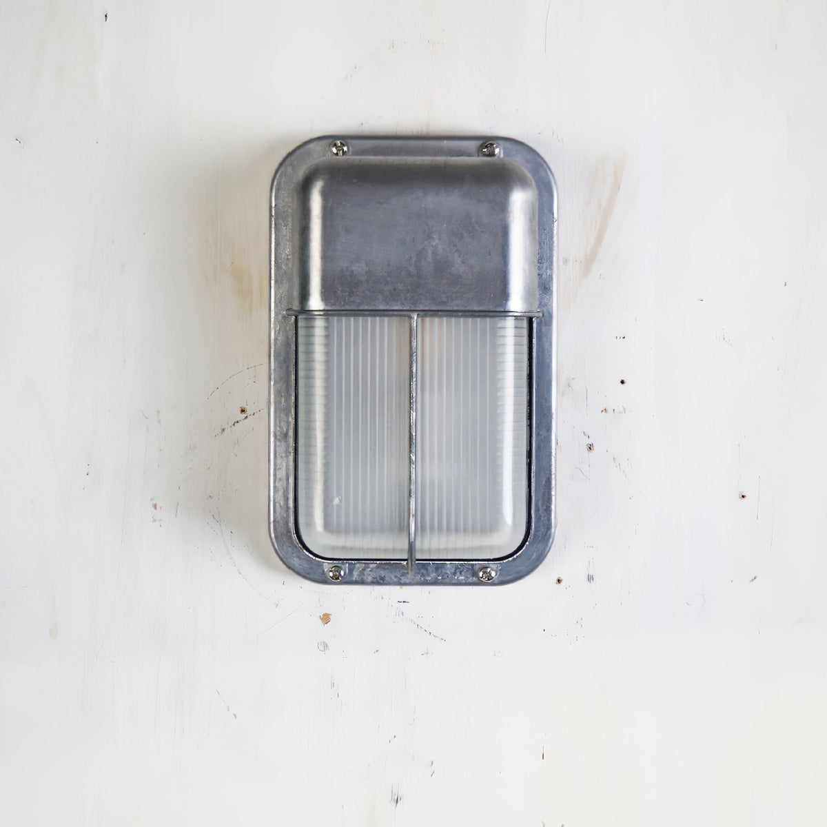 Marine Aluminum Wall Sconce with Opaque Glass