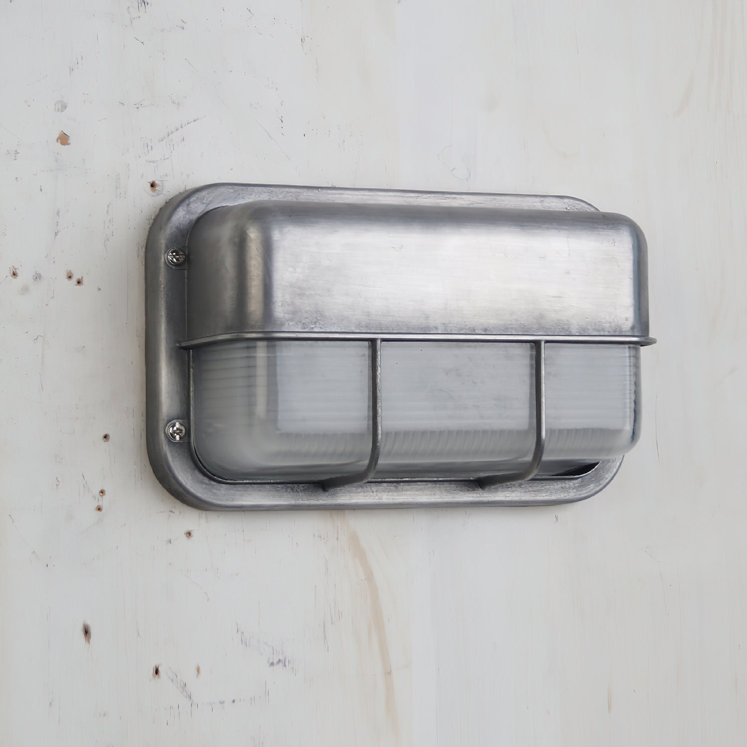 Marine Aluminum Wall Sconce with Opaque Glass