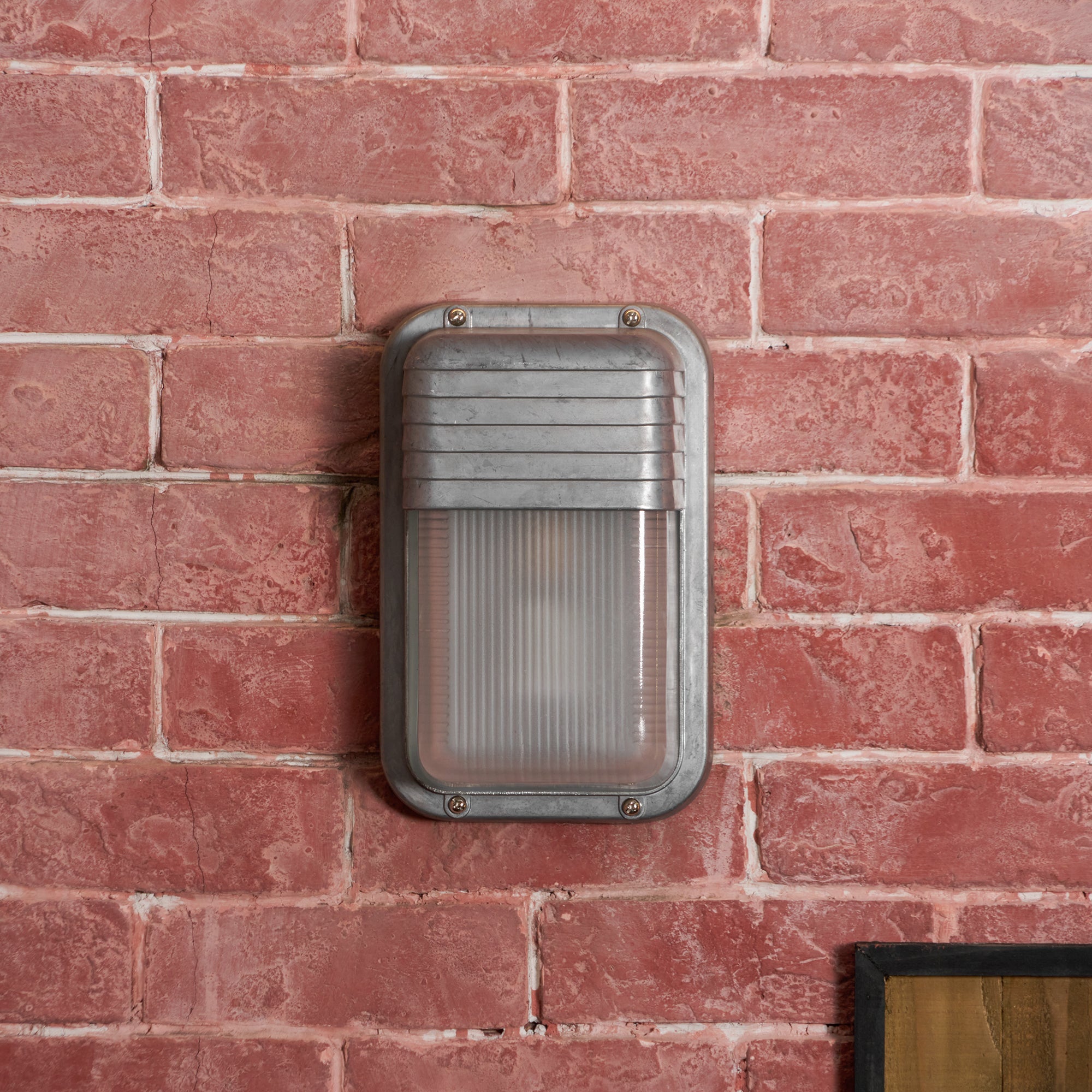 Marine Aluminum Wall Sconce with Opaque Glass