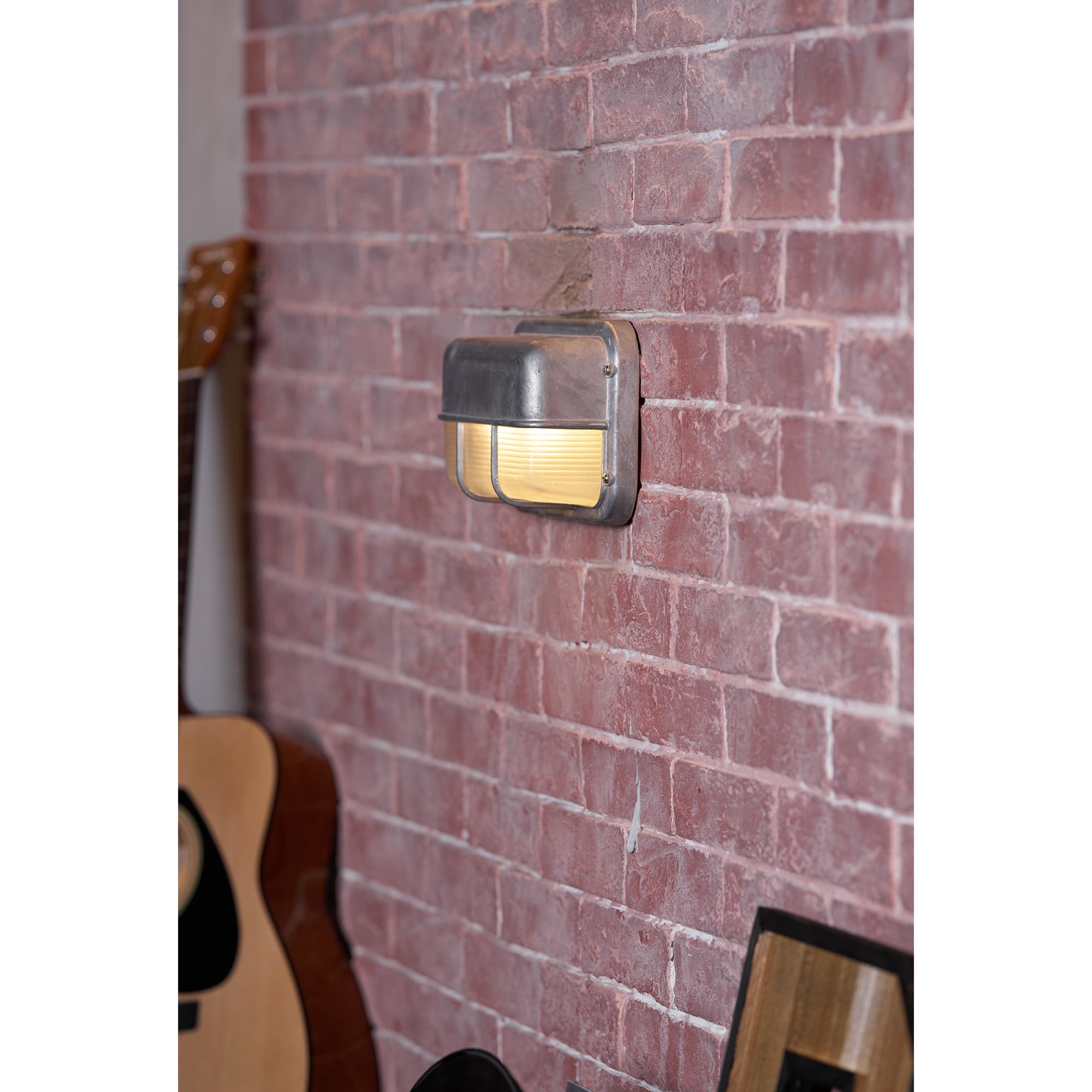 Marine Aluminum Wall Sconce with Opaque Glass