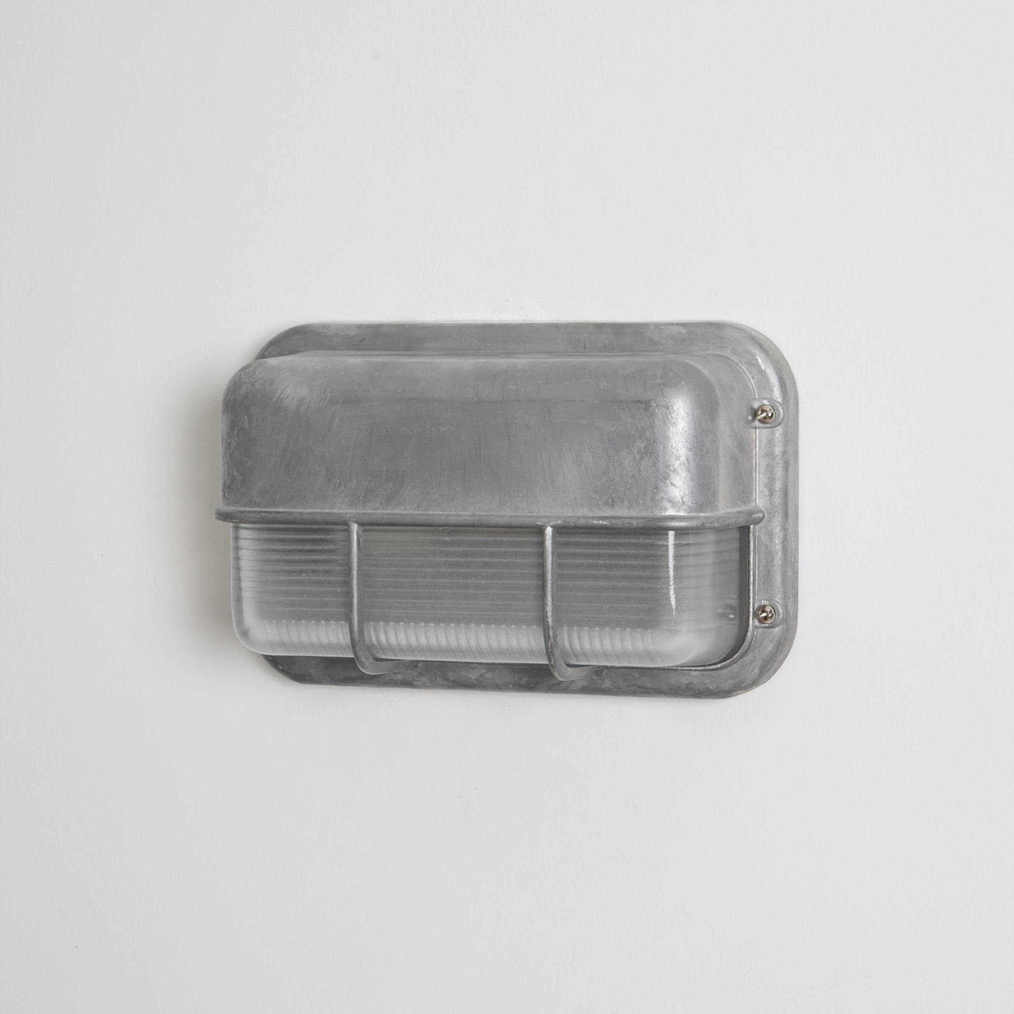 Marine Aluminum Wall Sconce with Opaque Glass