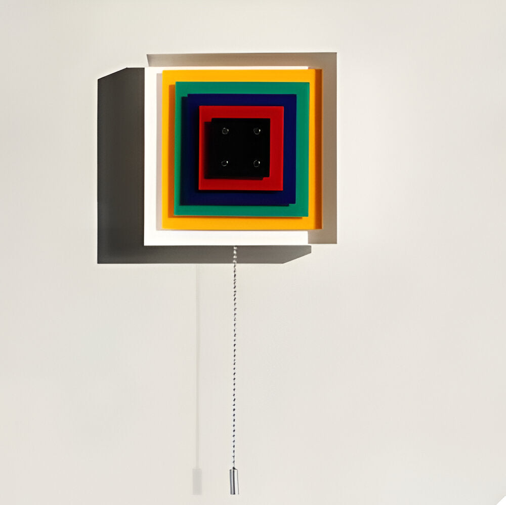 Memphis Acrylic Wall Sconce with Color Layers