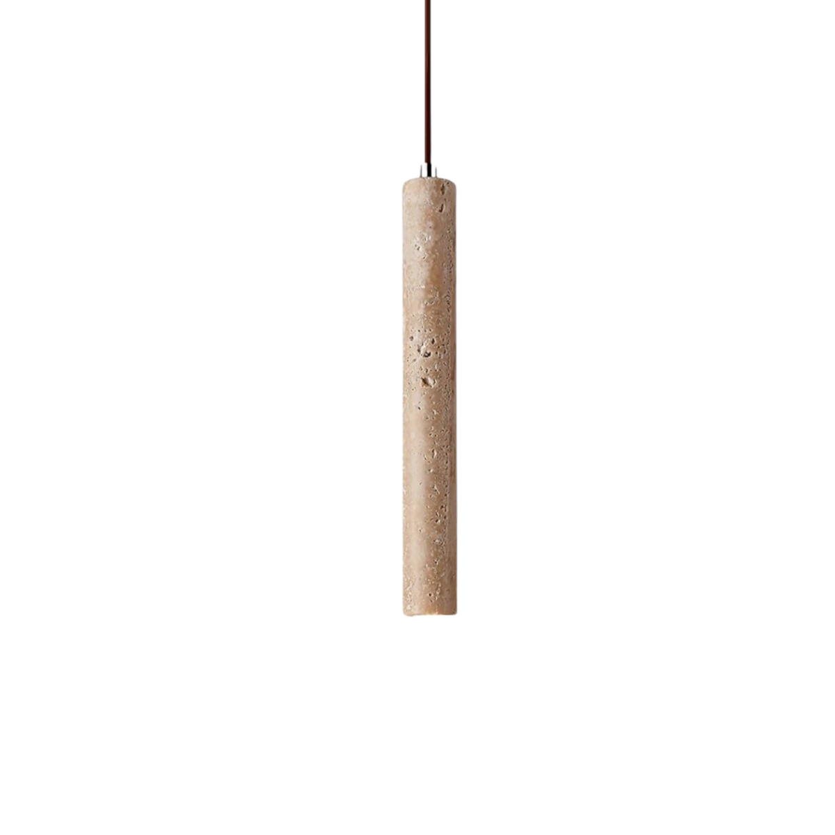 Minimalist Travertine Stone Pendant Light